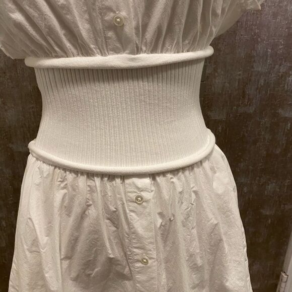 T Alexander Wang 100% cotton white dress, size 2 - Picture 7 of 14